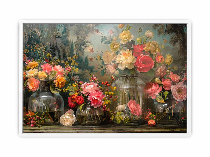 Beautiful Flowers Art Painting