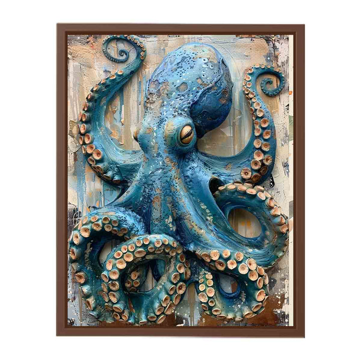 BlueOctopus Art Painting