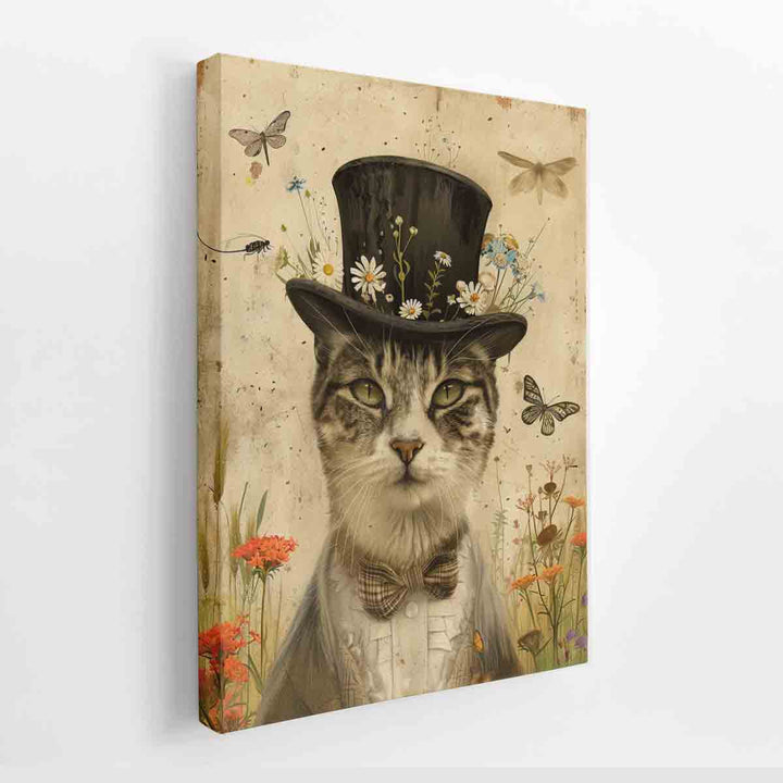 Cat Art canvas Print