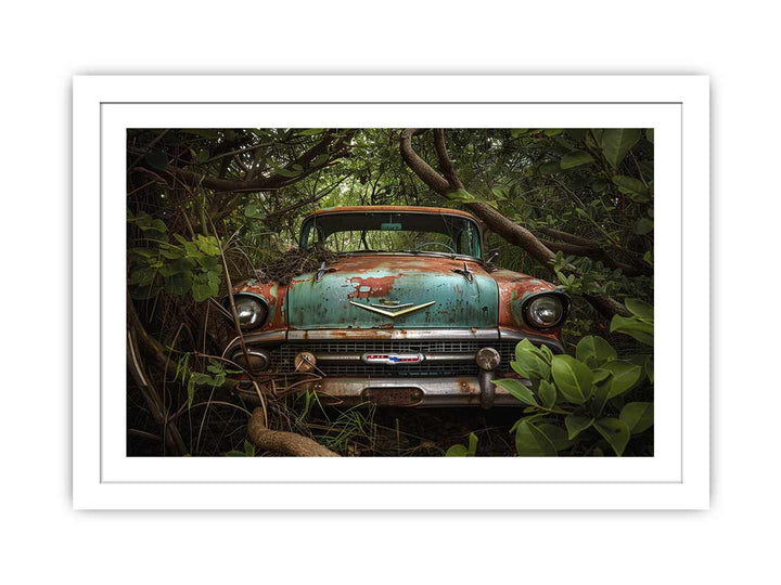 Vinatge car Art framed Print