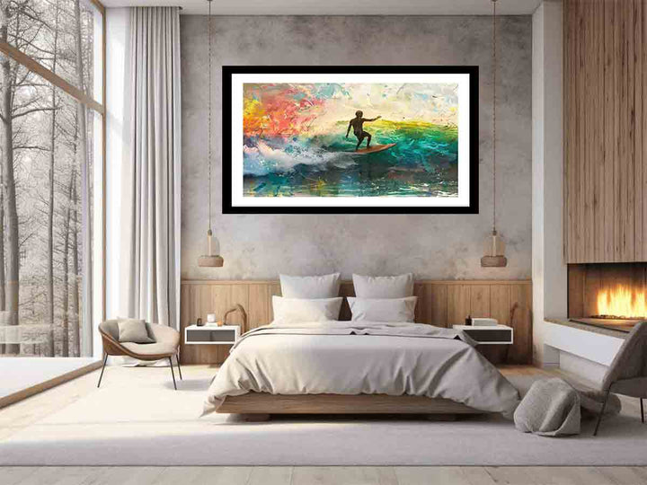 RainbowSurf Art Print