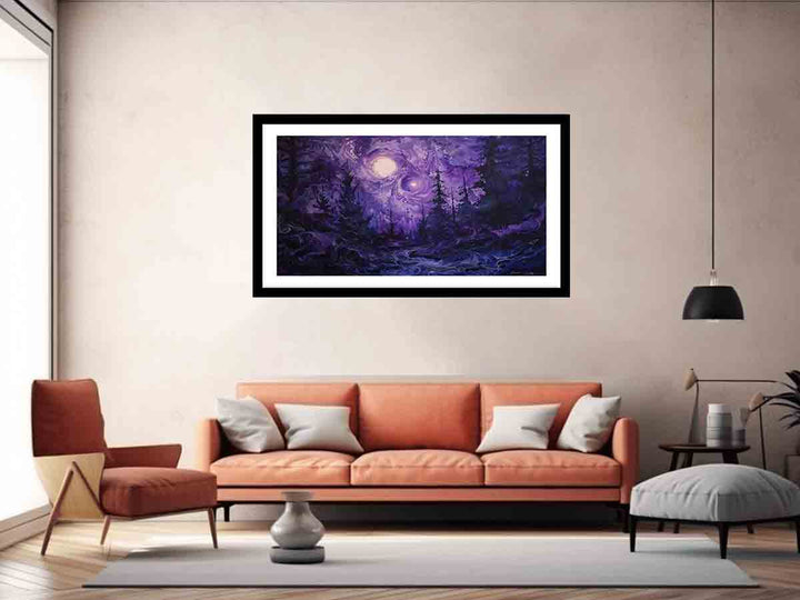 Purple Thought Art Print