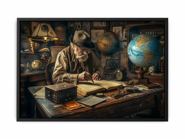 Genius at Work  Print canvas Print