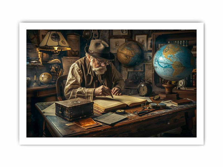 Genius at Work  Print framed Print