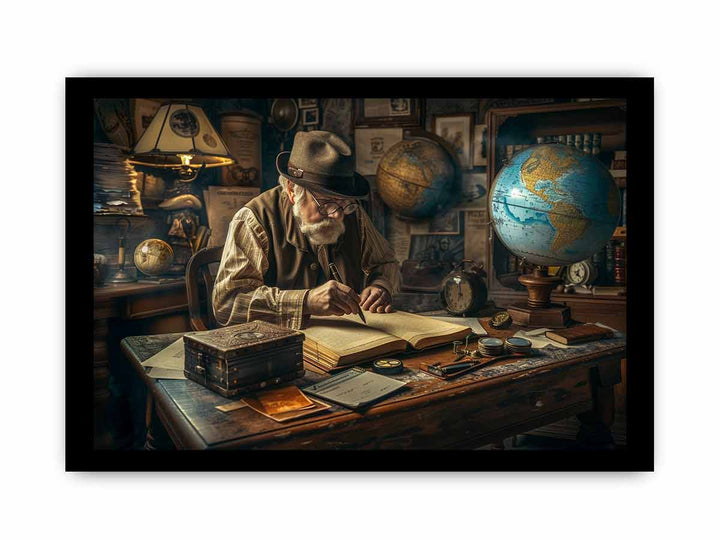 Genius at Work  Print framed Print