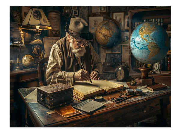 Genius at Work  Art Print