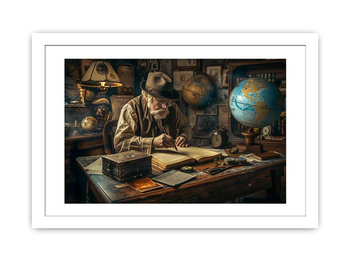 Genius at Work  Print framed Print