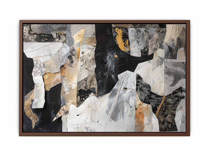 Abstract collage Painting