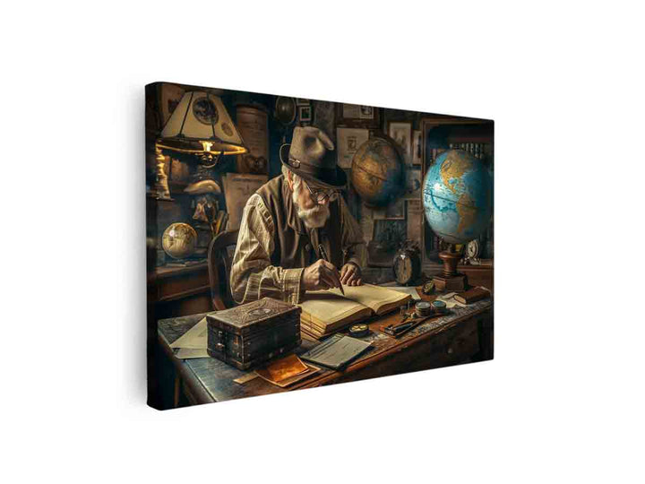 Genius at Work  Print canvas Print