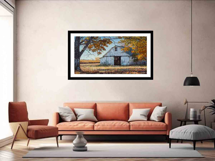  Countryside barn Art Print