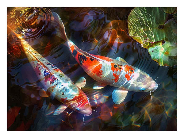 Koi Fish Art Print