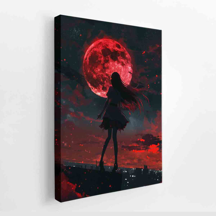 Moon Walk Art canvas Print