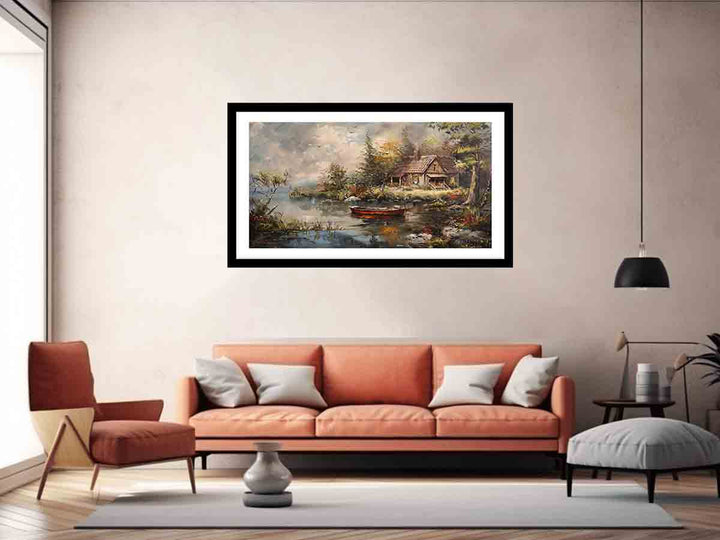 Cottage art Art Print