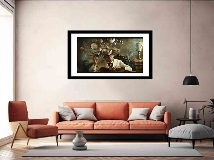 Genius  Framed  Art Print