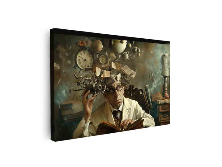 Genius  Framed  Print canvas Print