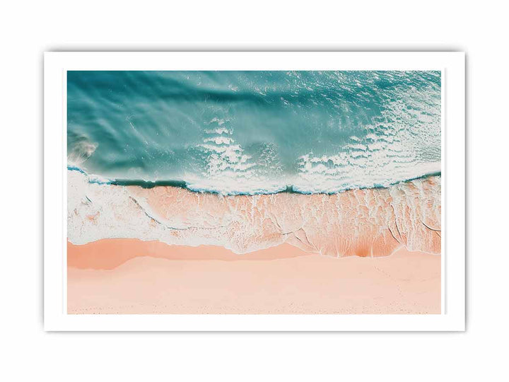  Beach Print framed Print