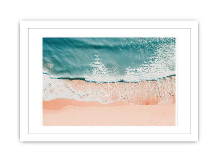  Beach Print framed Print