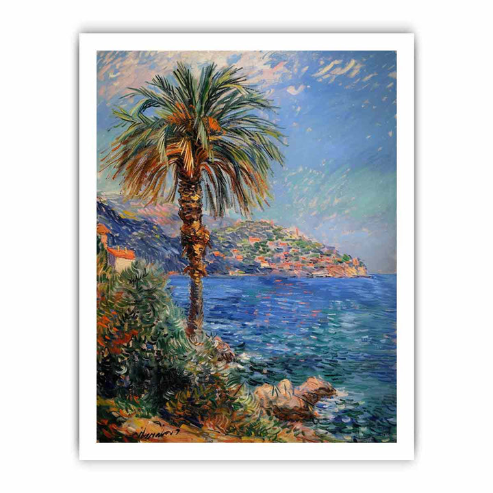 Palm Tree Art framed Print