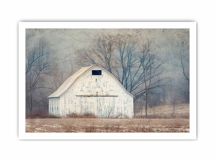 Barn Countryside Art framed Print