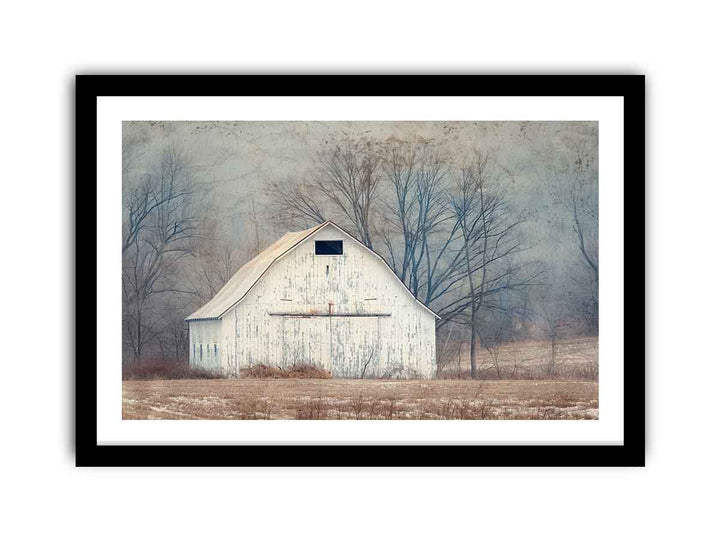 Barn Countryside Art framed Print