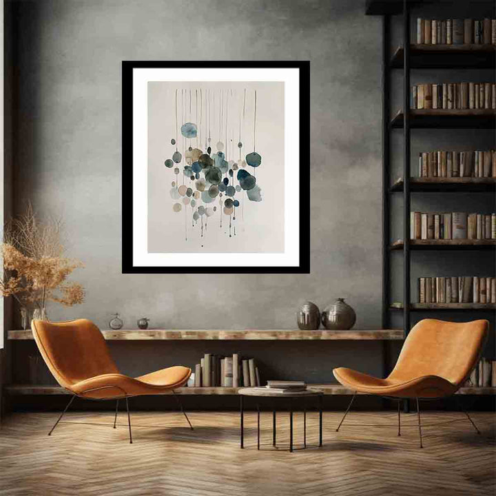 Watercolor Strings Art Print