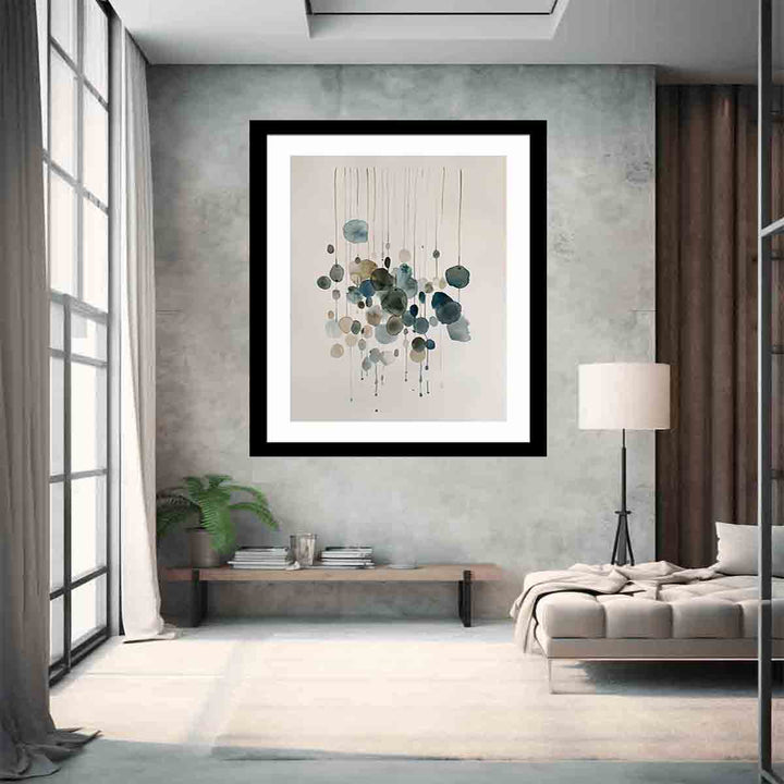 Watercolor Strings Art Print