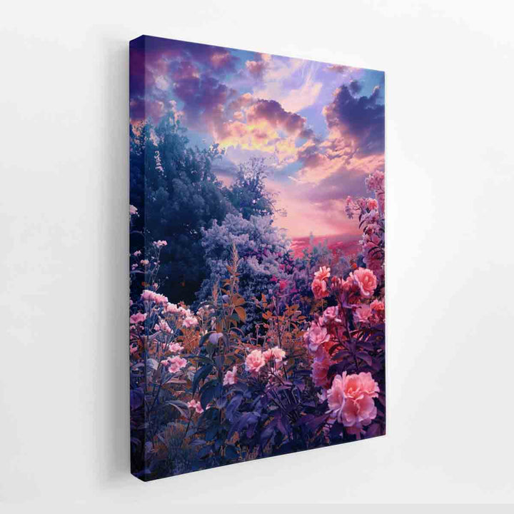 Flowers in bloom canvas Print