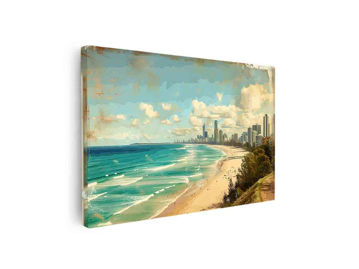  Beach Framed  Print canvas Print