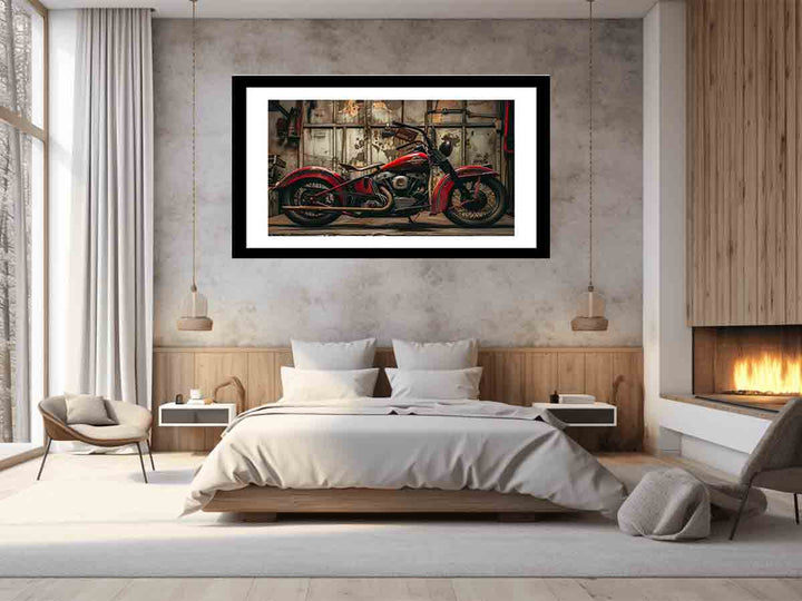 Vintage Bike Art Print