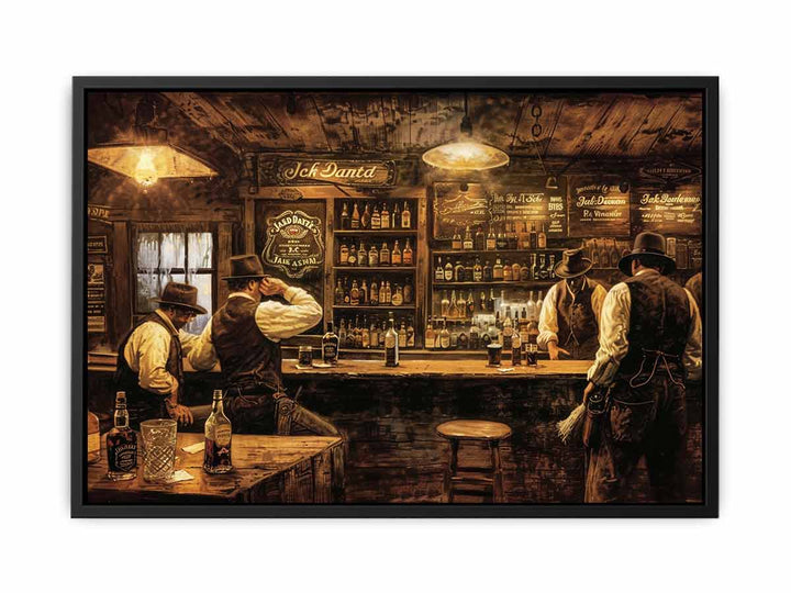 Vinatge Club Art canvas Print