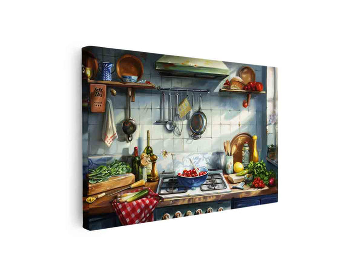 Kitchen Art canvas Print