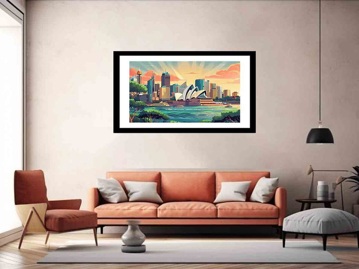 Sydney Framed  Art Print