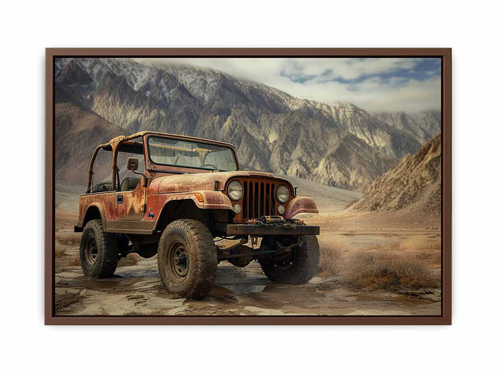 Vinatge Jeep  Painting Painting