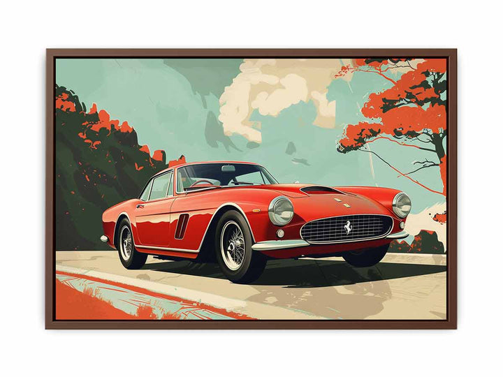 Vintage Car Art Painting