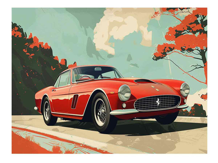 Vintage Car Art Print