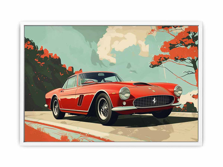 Vintage Car Art Painting