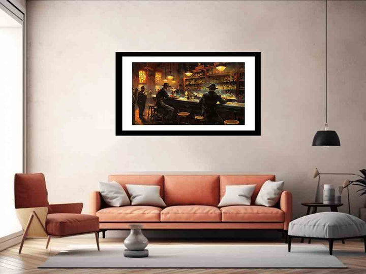 Vintage Bar Art Print