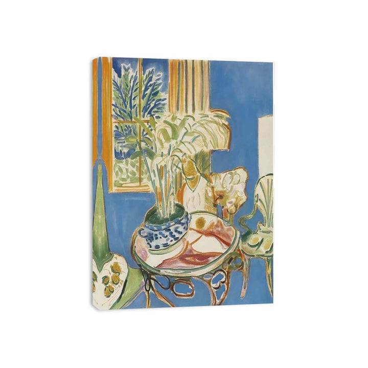 Blue Interior by Henri Matisse Canvas Print