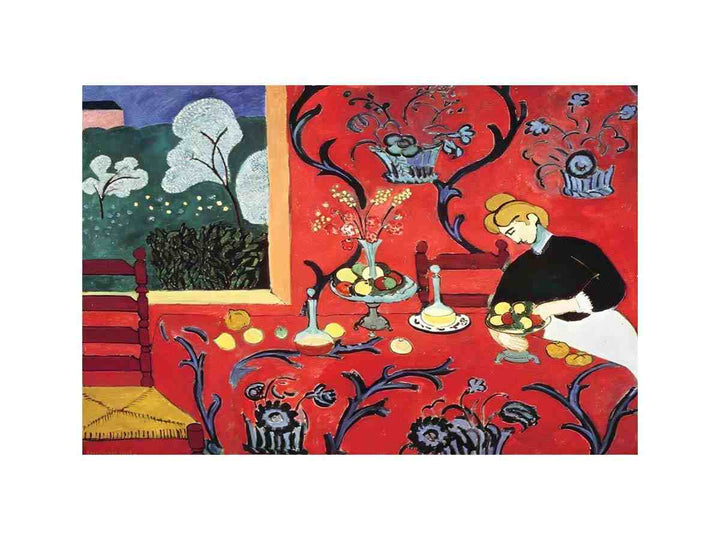 The Dessert: Harmony in Red  by Henri Matisse