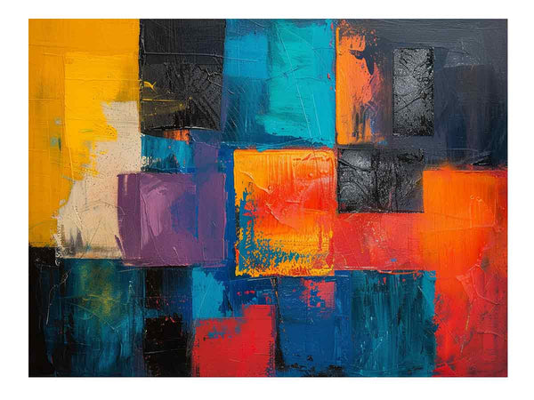 Abstract Squares Art 