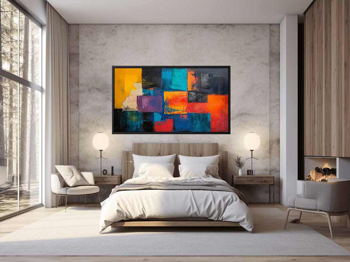 Abstract Squares Art 