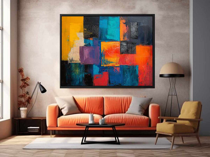 Abstract Squares Art 