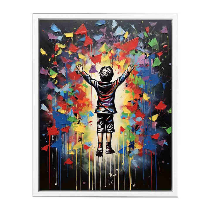 Happy Boy Art  Canvas Print