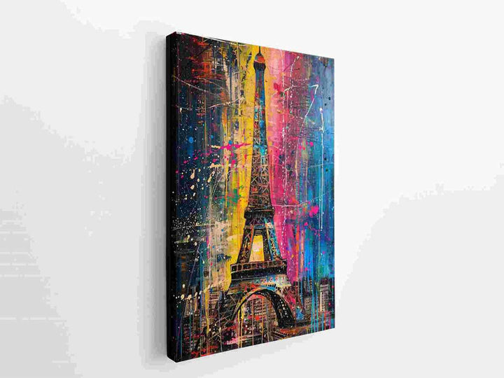 Eiffel Tower Abstract  Art 