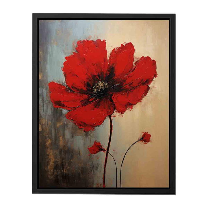 Red flower Art 