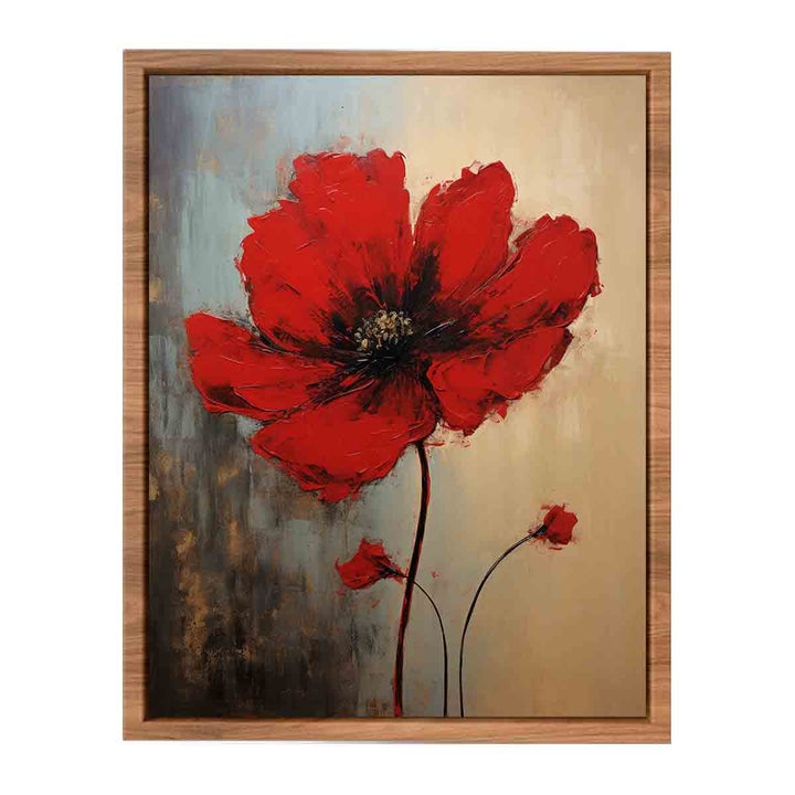 Red flower Art  Painting