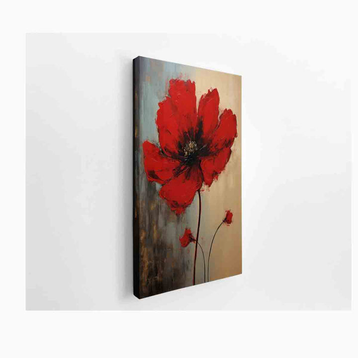 Red flower Art 