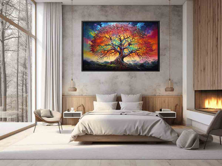 Multicolor Tree Art 