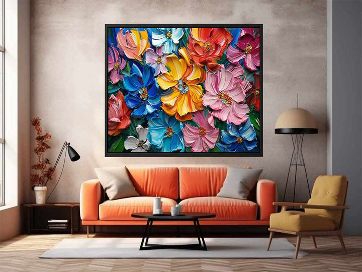 Abstract  Flowers Art 