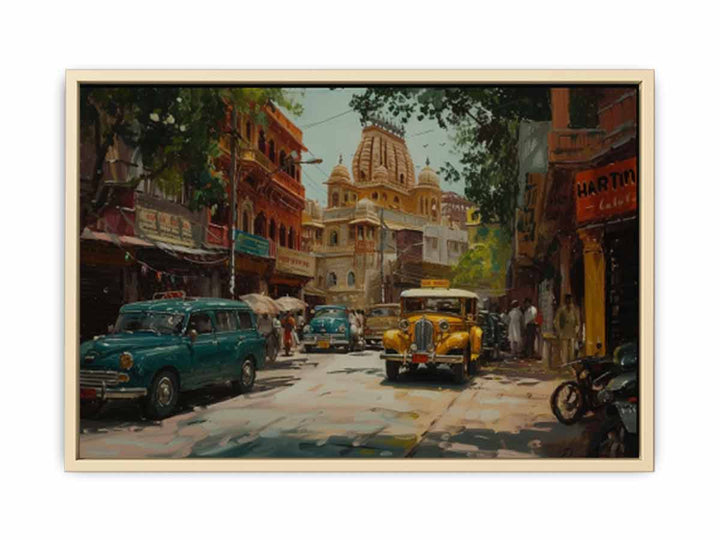 Old Delhi Art Framed Print